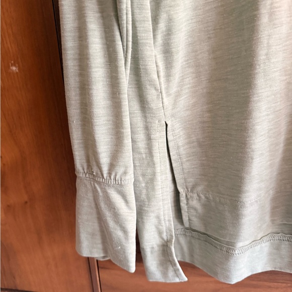ALL IN MOTION WOMEN'S ACTIVE TOP Long Sleeve Thumb Hole GREEN Shirt L - Picture 7 of 8